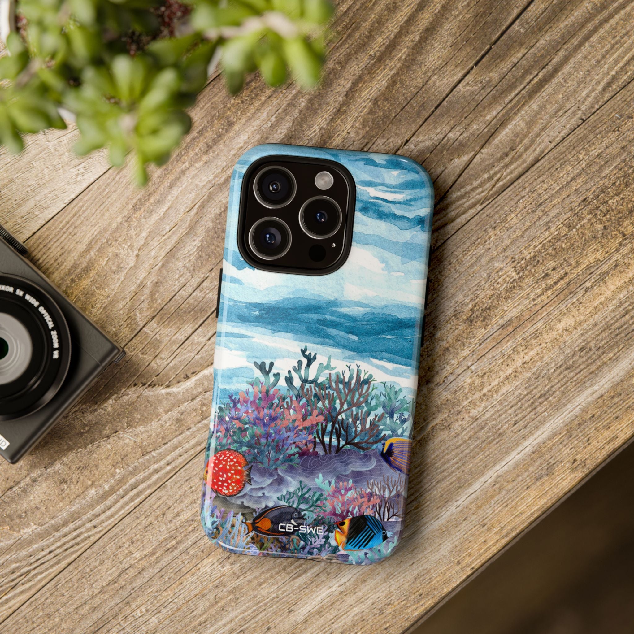 Aquatic Life Watercolors - iPhone Case