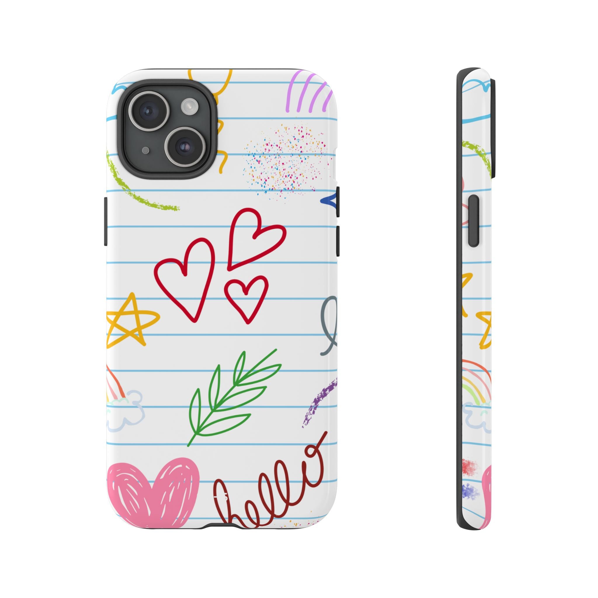 Hearts Dance Happily - iPhone Case