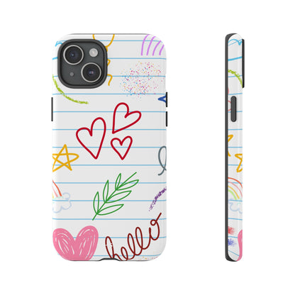 Hearts Dance Happily - iPhone Case