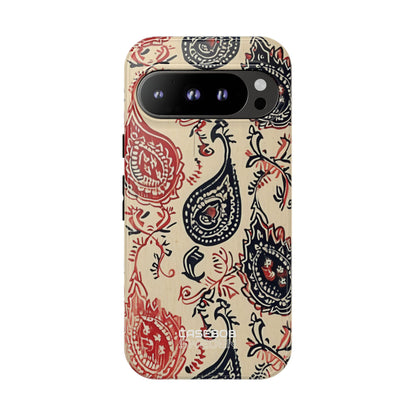 Navy Paisley Swirl Google Pixel 9 - Tough