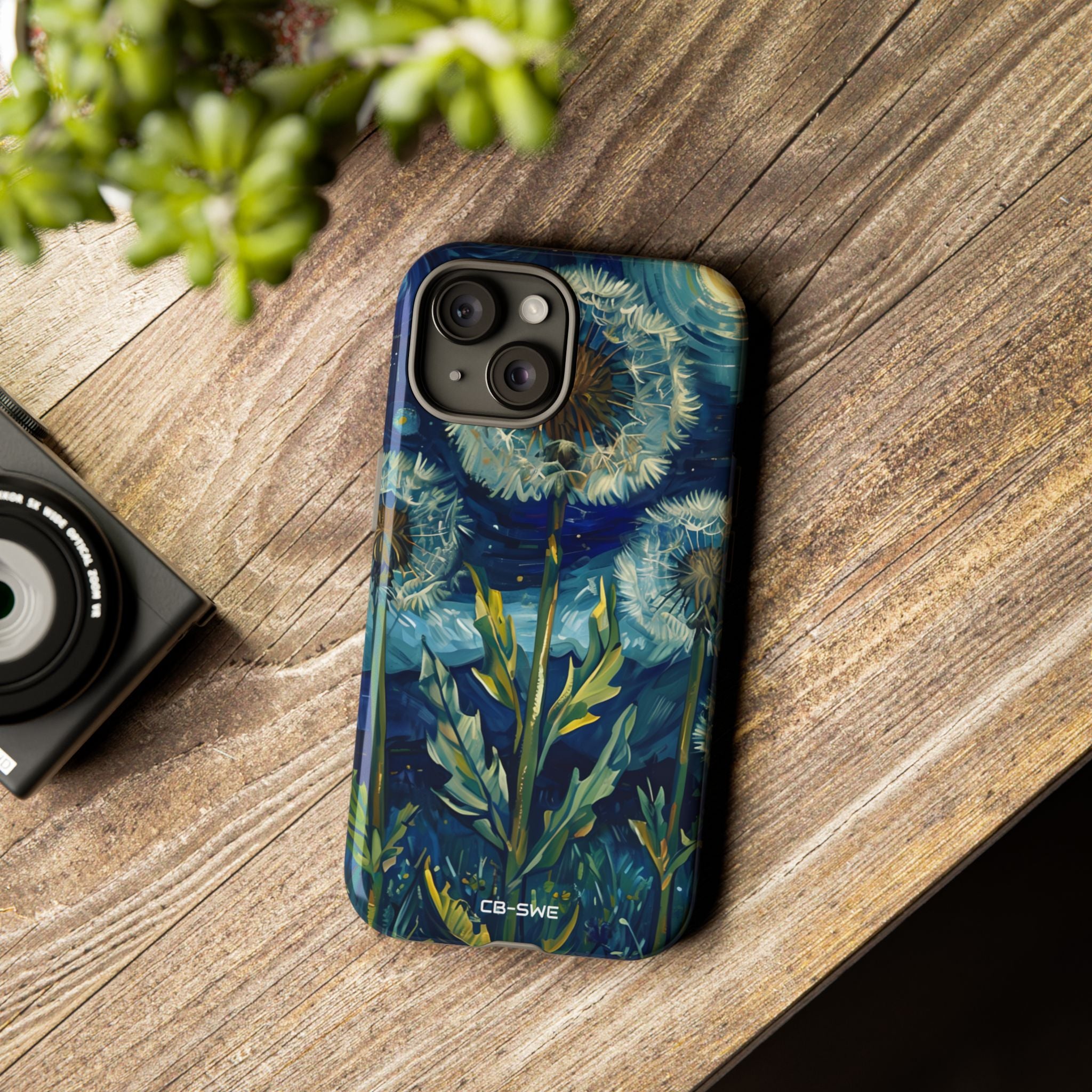 Dandelions Under Starlight - iPhone Case
