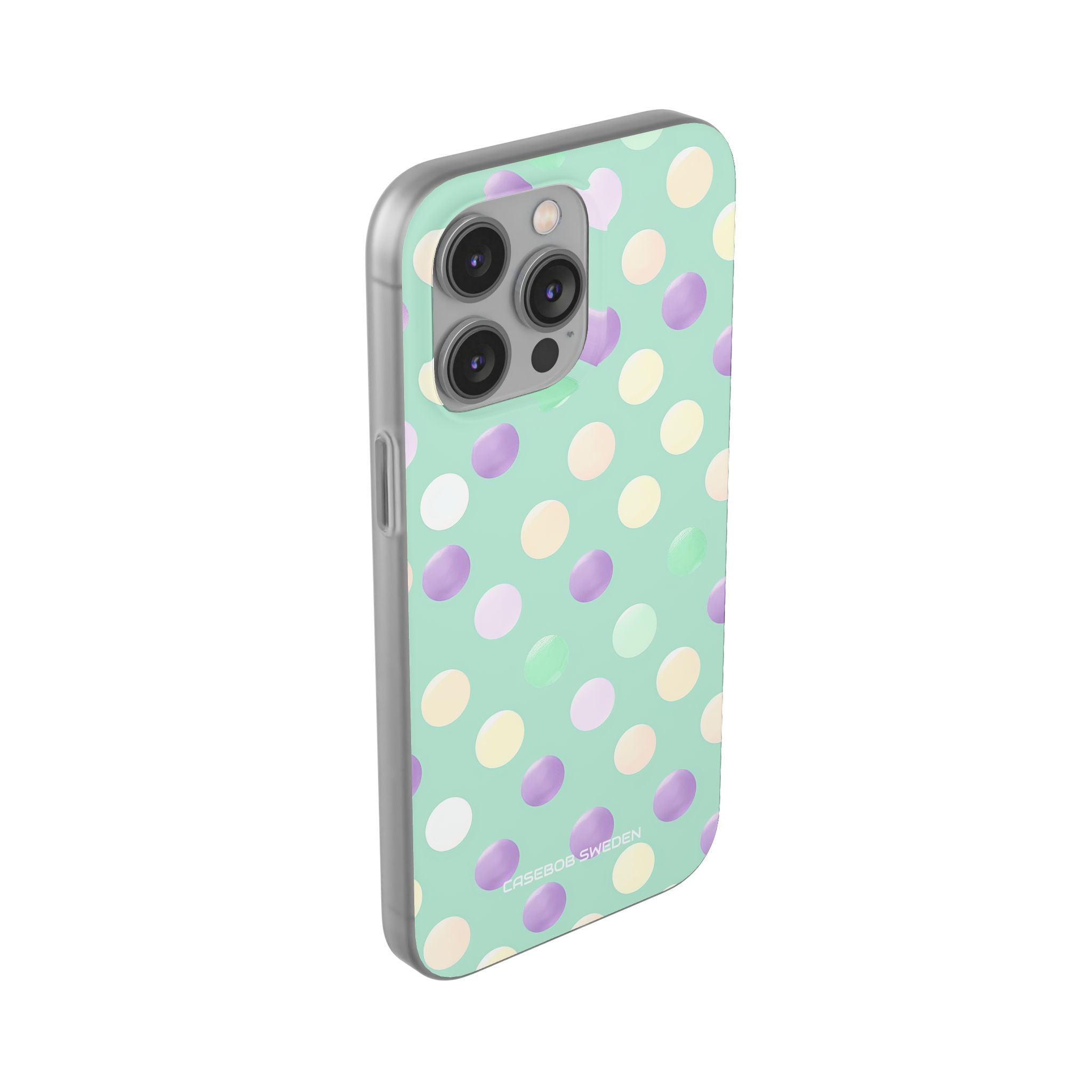 Pastel Polka Dots - Flexi iPhone 14 Phone Case