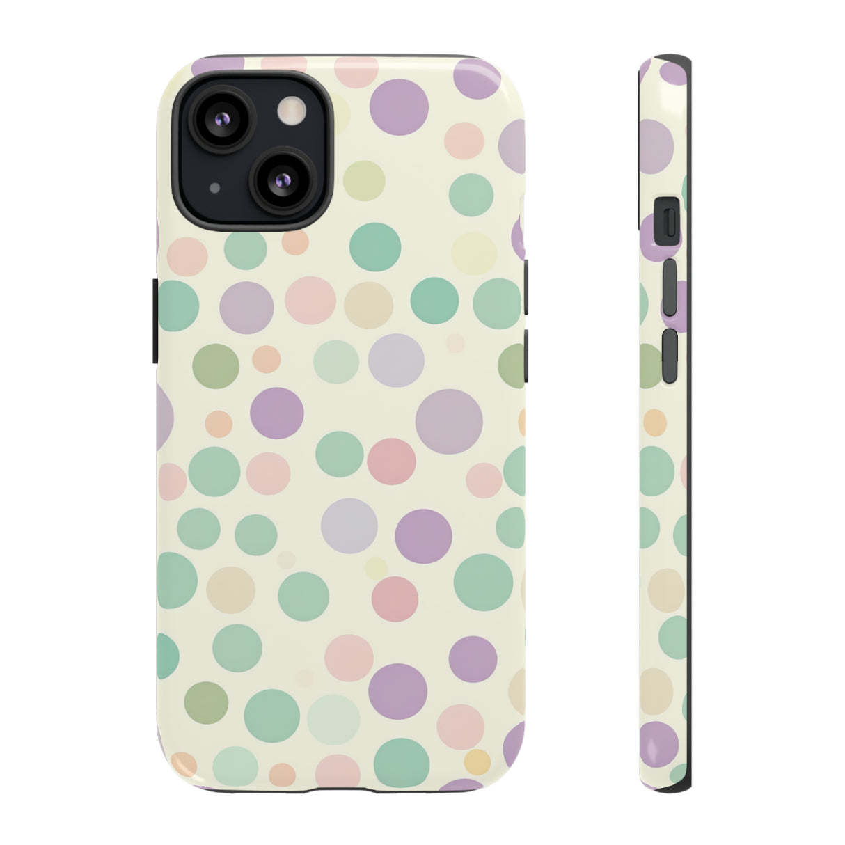 Polka Dot Pastel Harmony - Schutzhülle fürs Handy