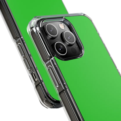 Lime Green - Clear Impact Case for iPhone