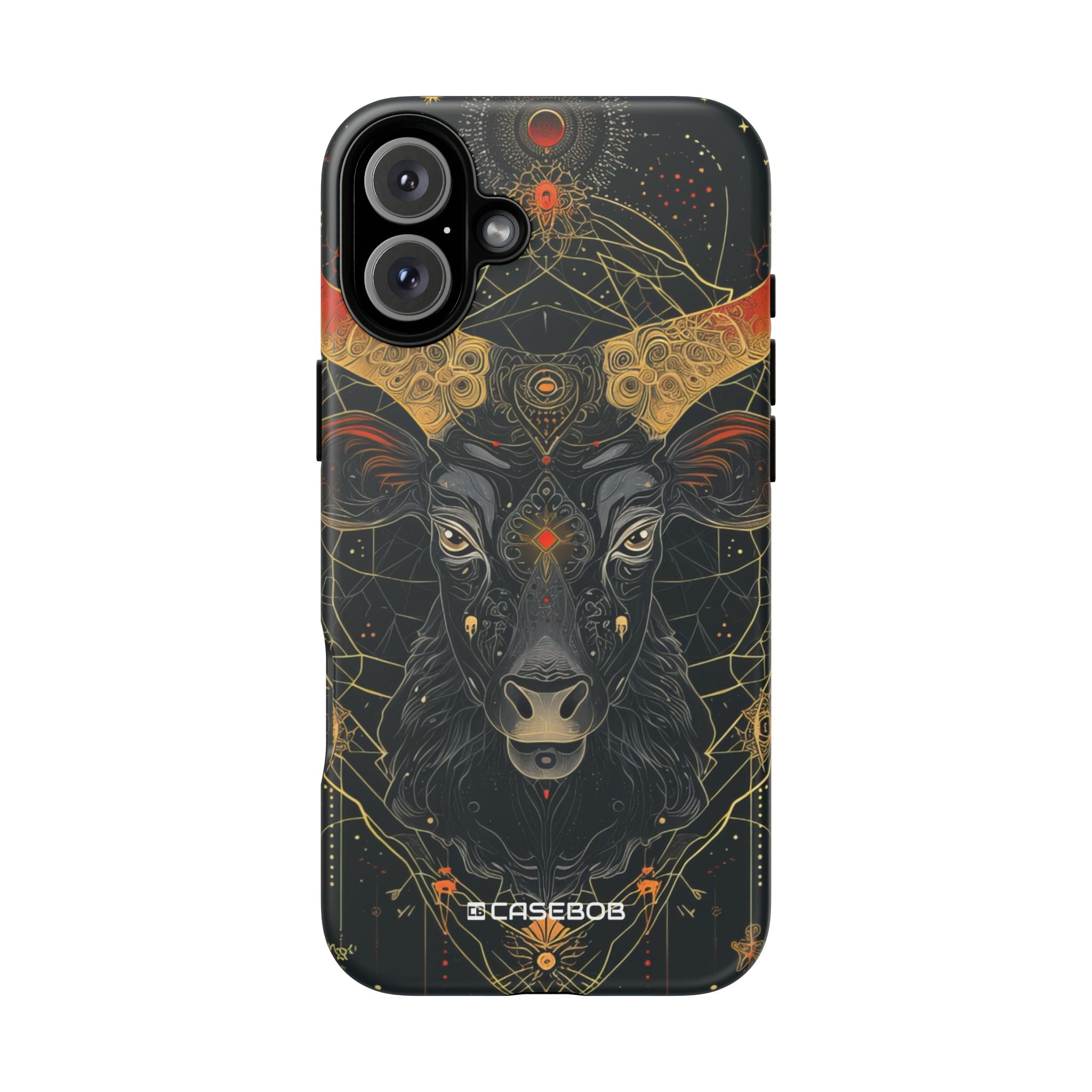 Mystical Bull: Cosmic Geometry - for iPhone 16