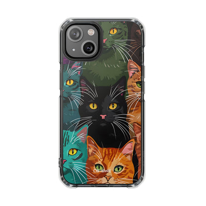 Colorful Cat Charisma iPhone Case - Impact