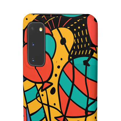 Playful Lines in Motion Samsung S20 - Slim Phone Case