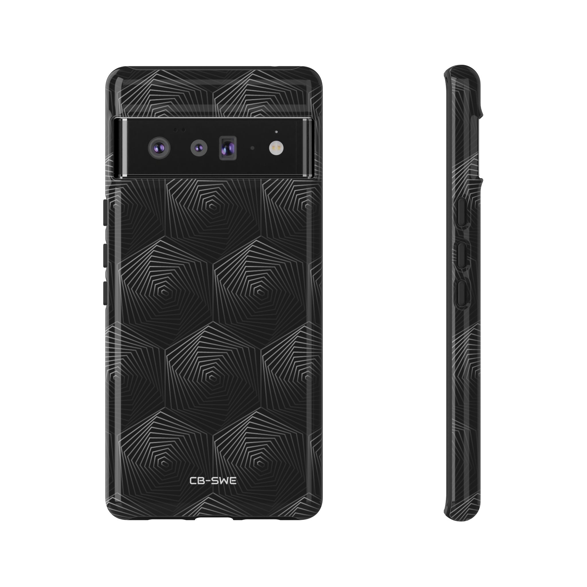 Geometric Spiral Illusion - Google Pixel Case