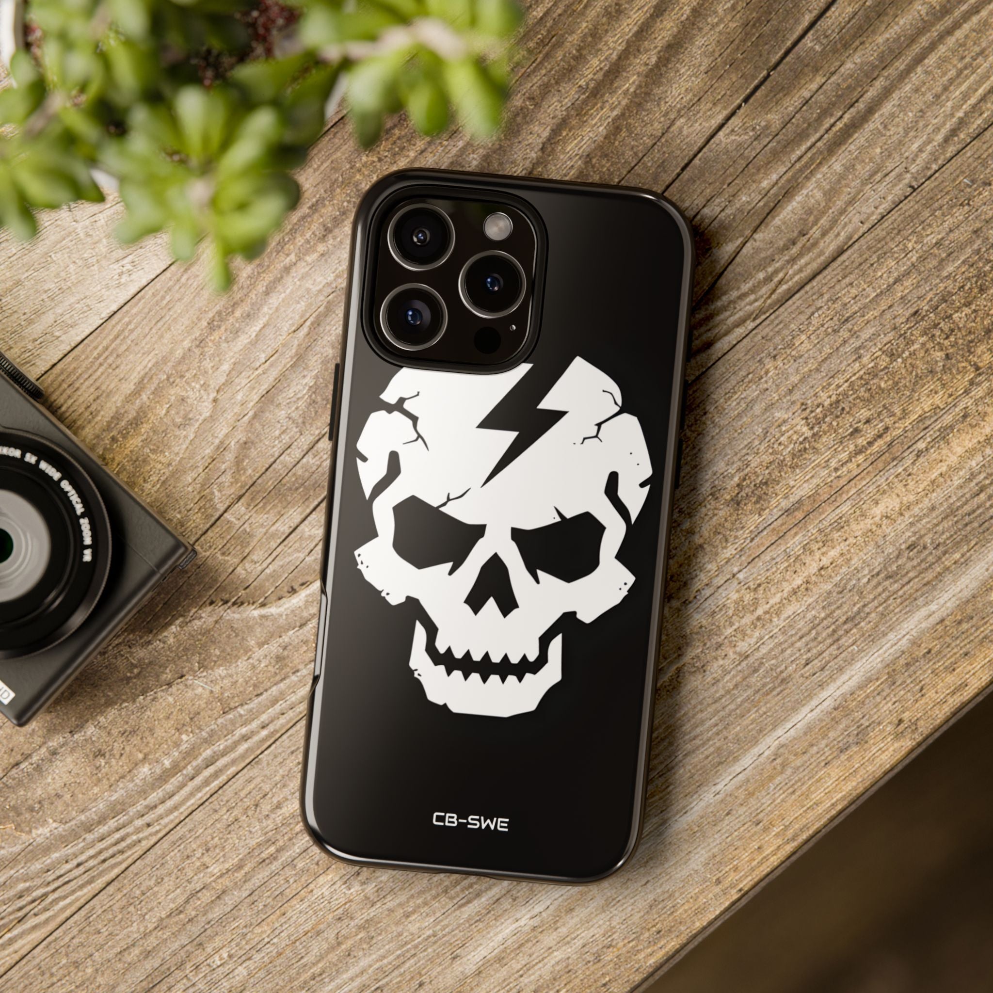 Cracked Skull Drama - iPhone Case