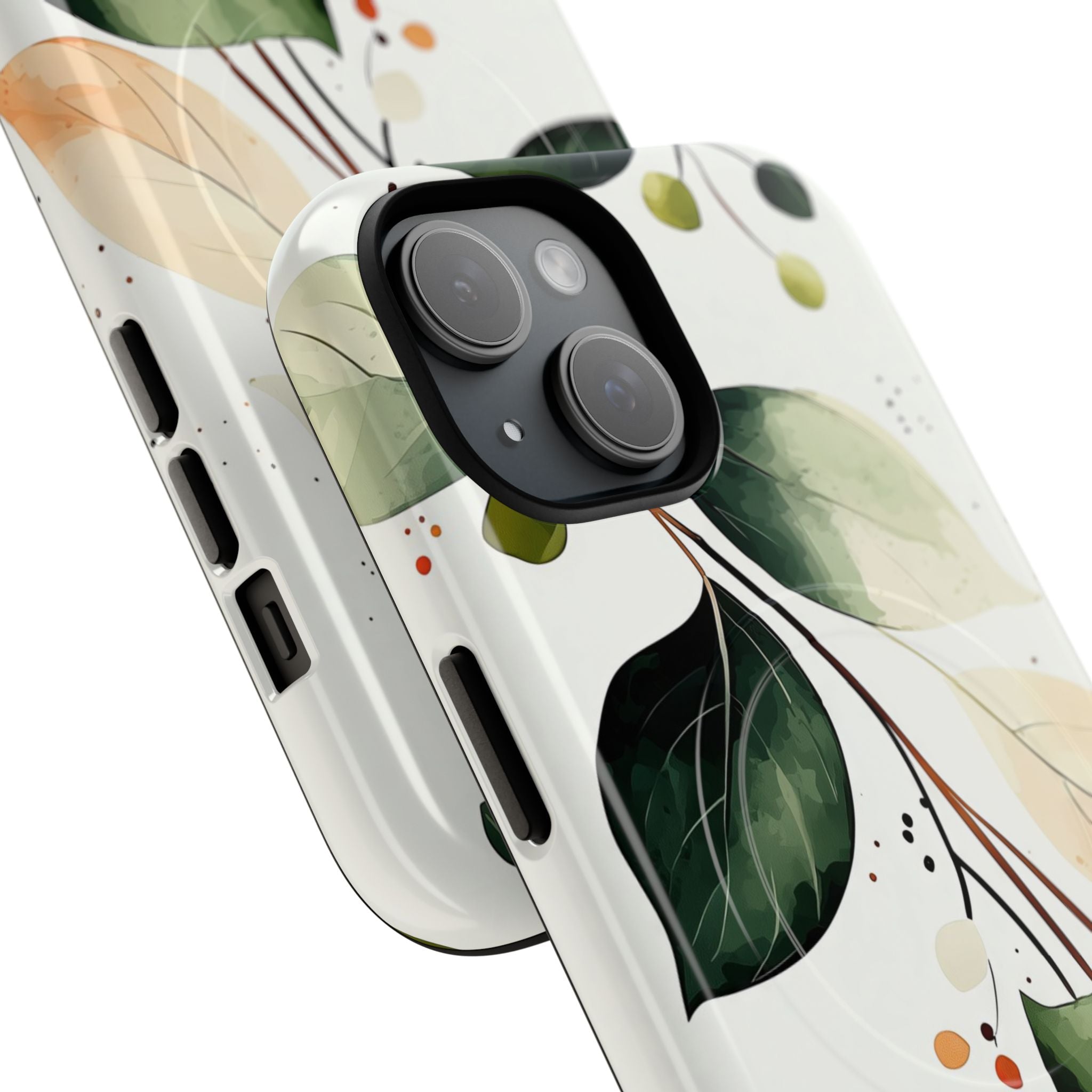 Greenberry Branch iPhone 15 Case - Tough+