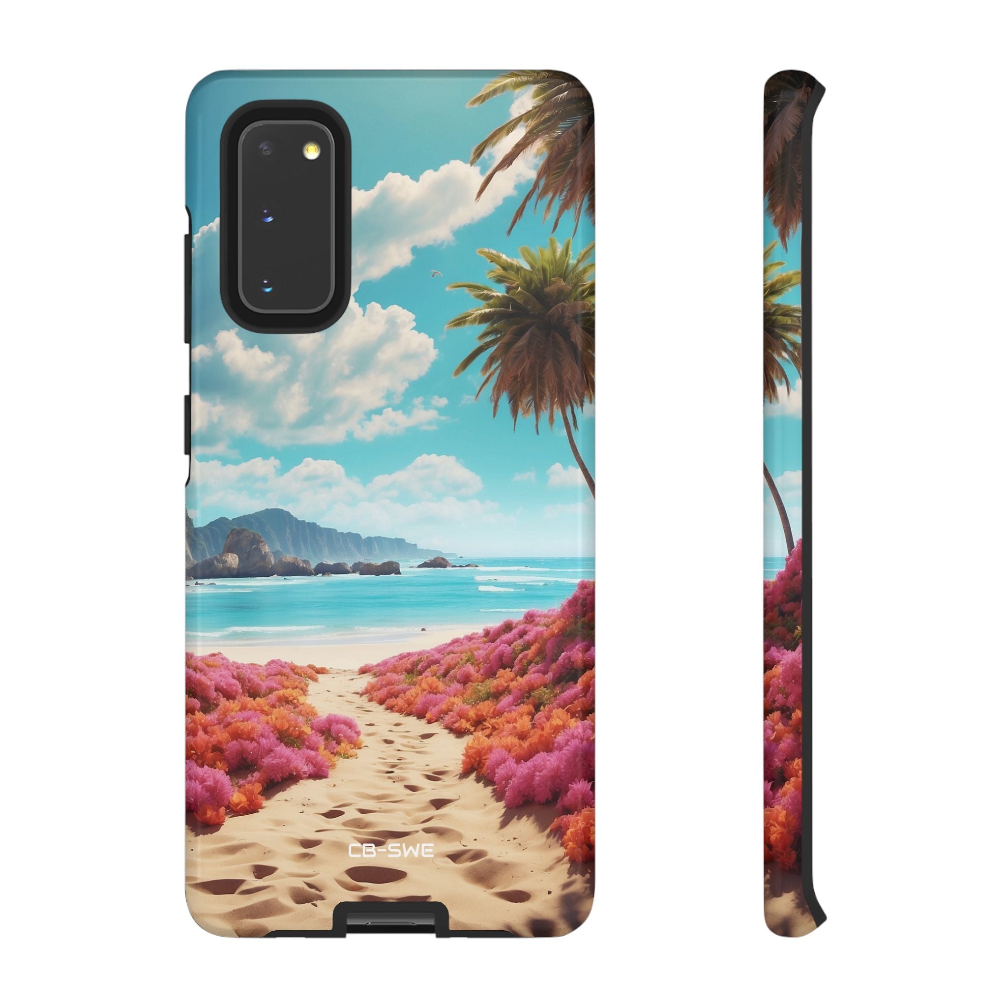 Tropical Flowers Frame - Samsung Case