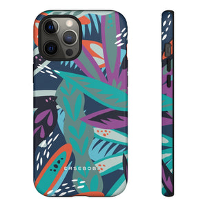 Tropical Leaf Moz - Protective Phone Case