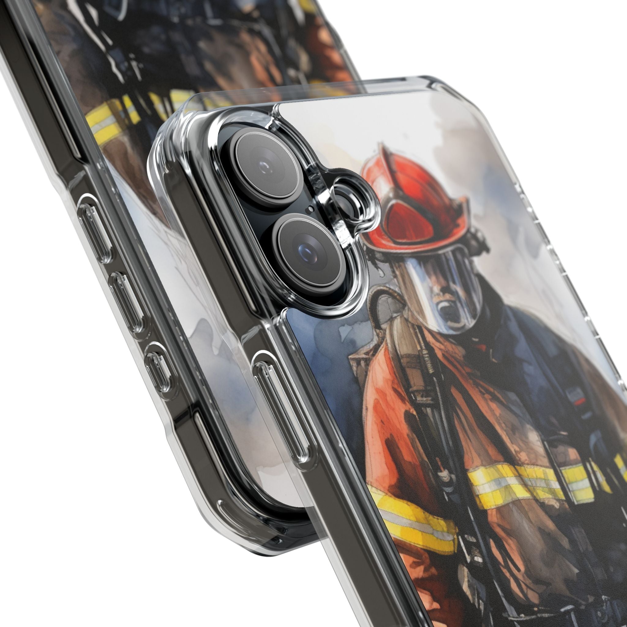 Firefighter In Motion iPhone Case - Impact