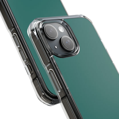 Myrtle Green - Clear Impact Case for iPhone