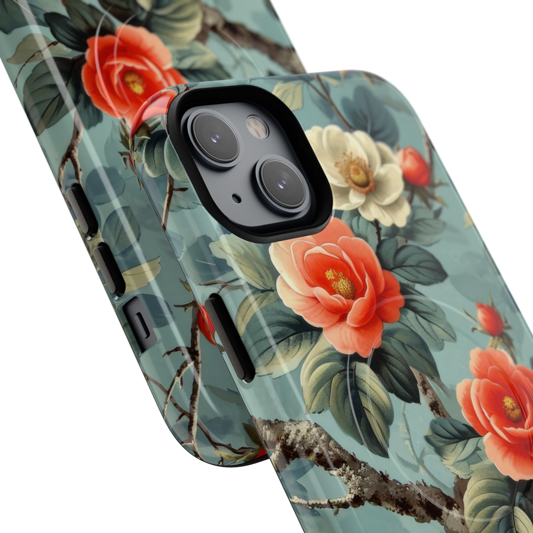 Coral Bloom iPhone 14 Plus Case - Tough+