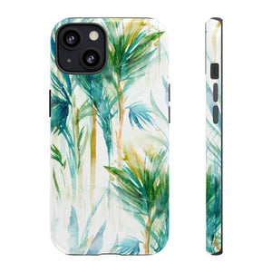 Watercolor Tropical Trees - Protective Phone Case