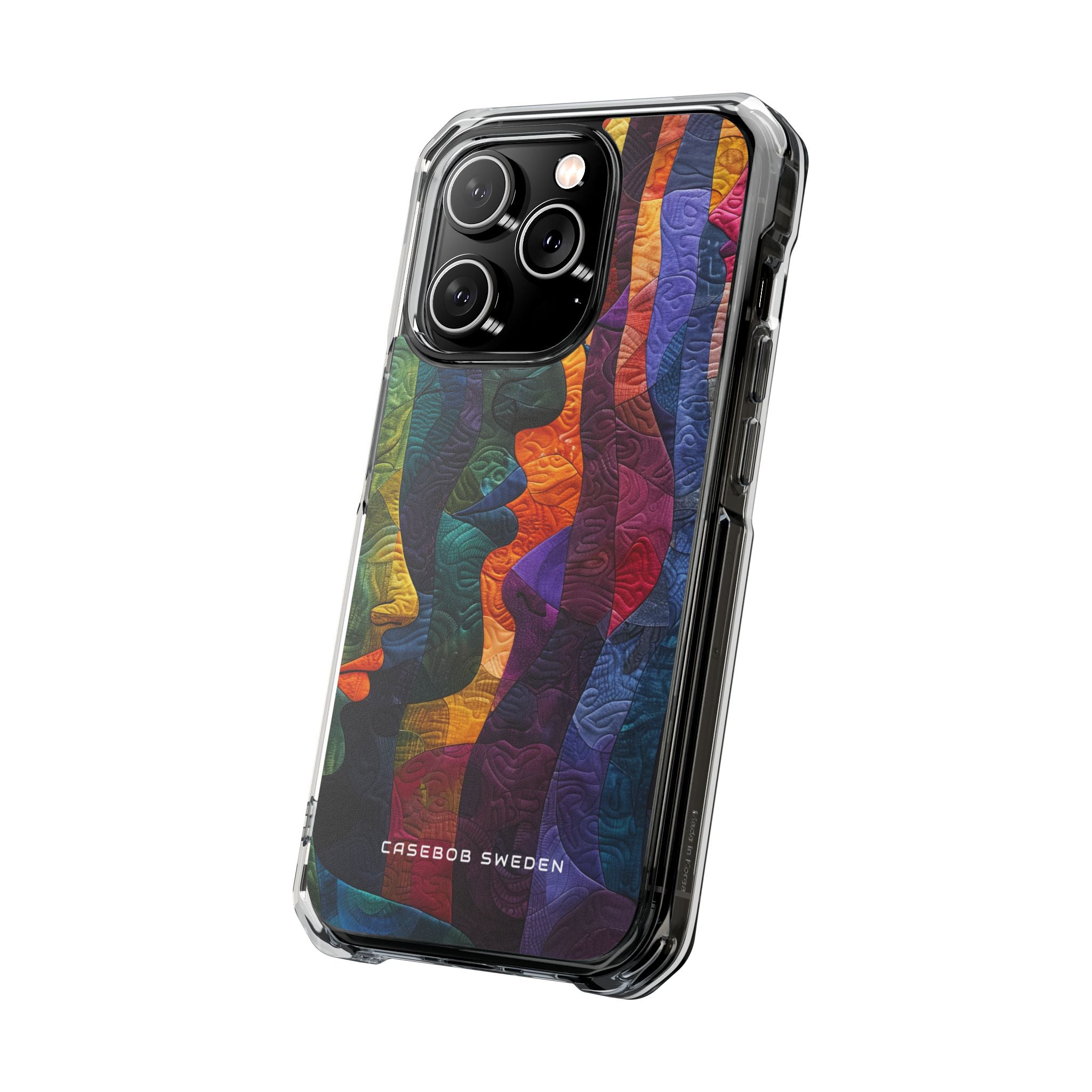 Harmonized Faces and Nature Fusion iPhone 14 - Clear Impact Phone Case