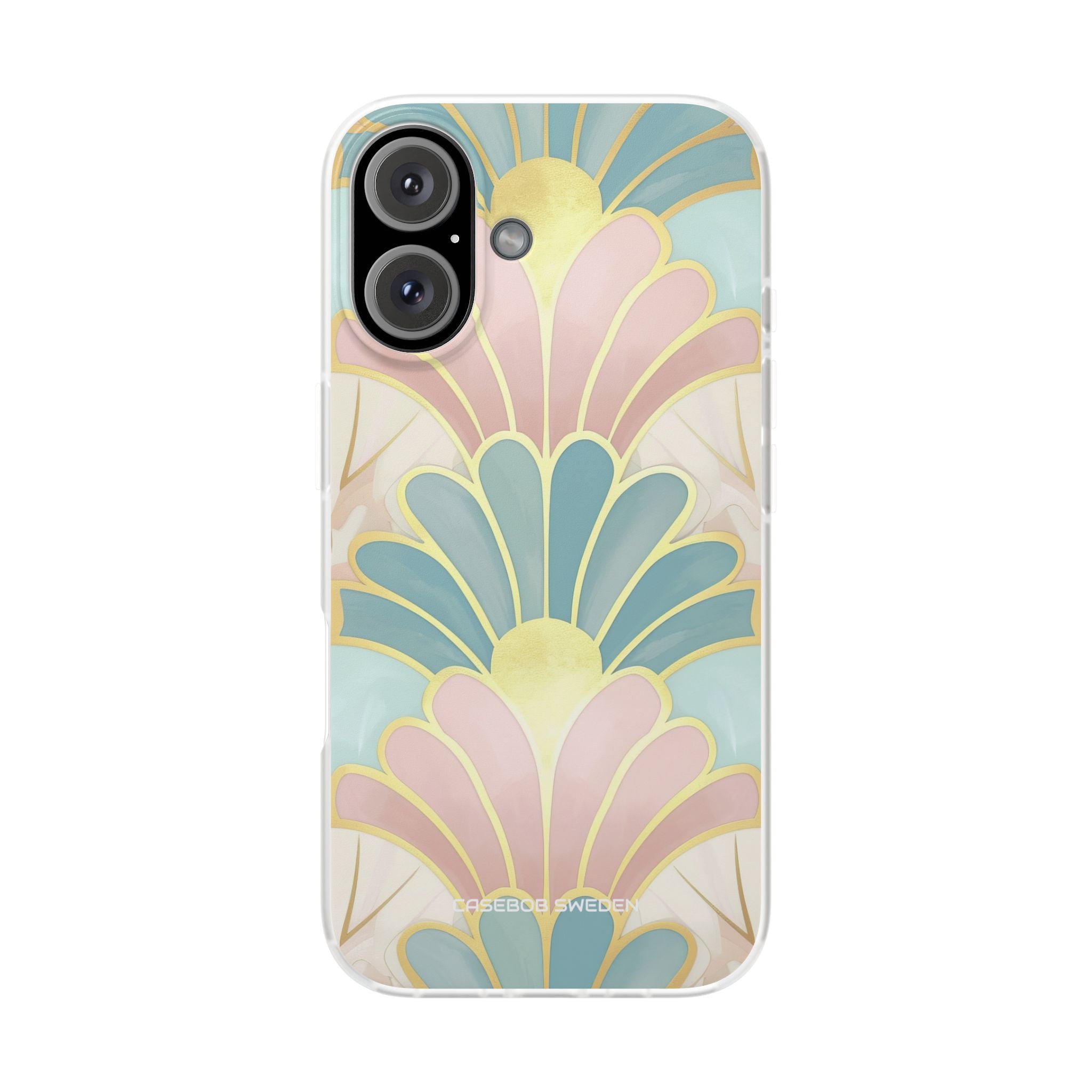 Pastel Deco Elegance - Flexi iPhone 16 Phone Case