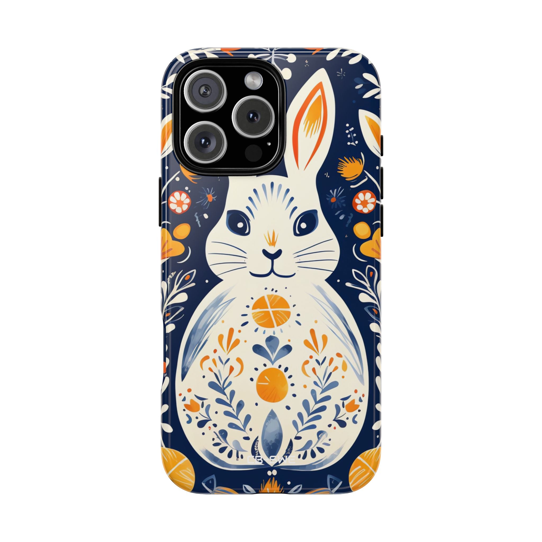 Floral Rabbit Joy - iPhone Case