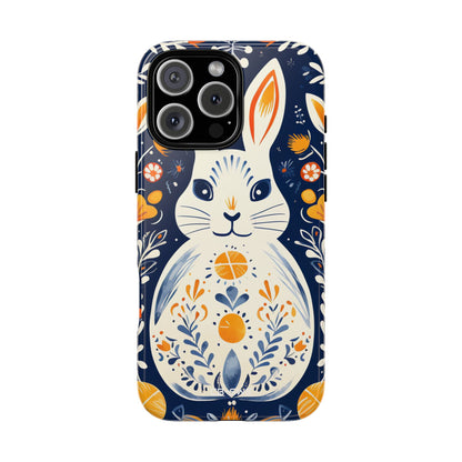 Floral Rabbit Joy - iPhone Case