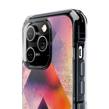 Vivid Triangles Ascend iPhone Case - Impact