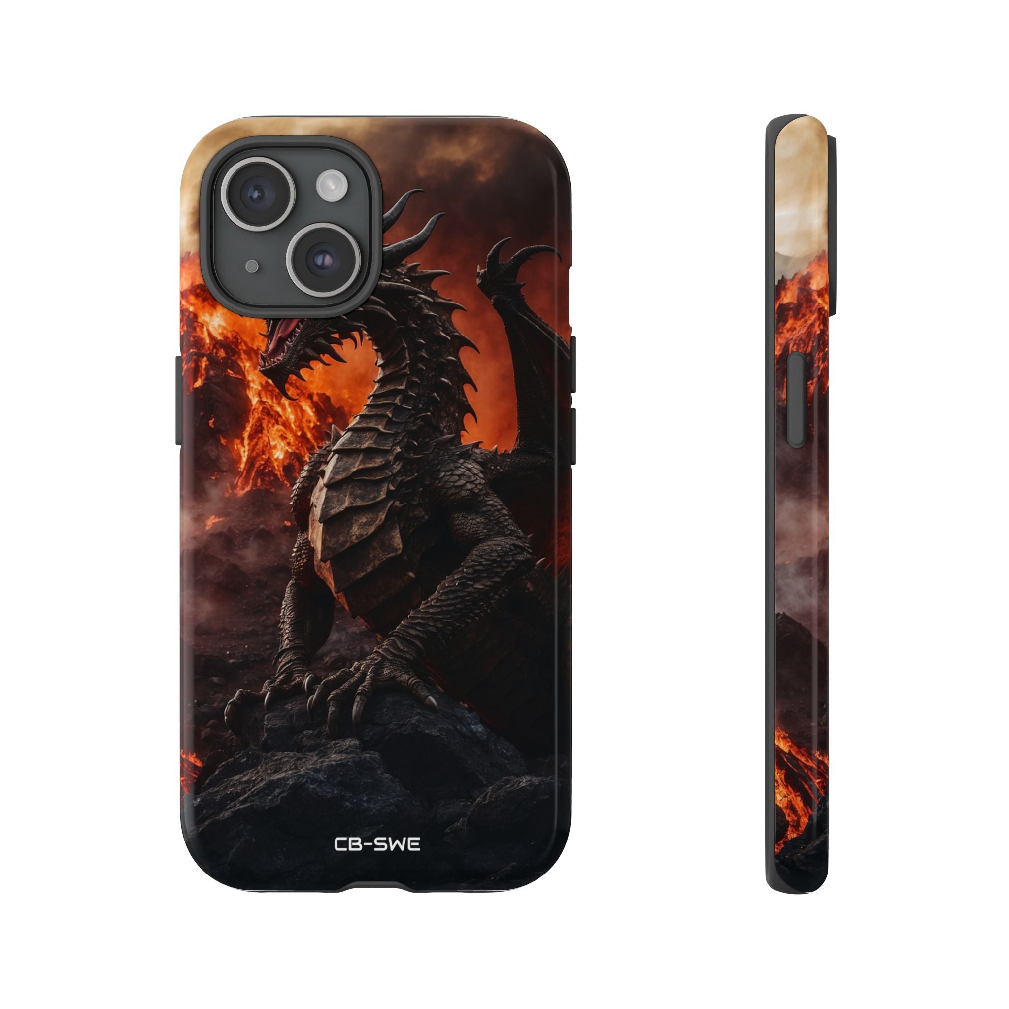 Fiery Dragon Soars - iPhone Case