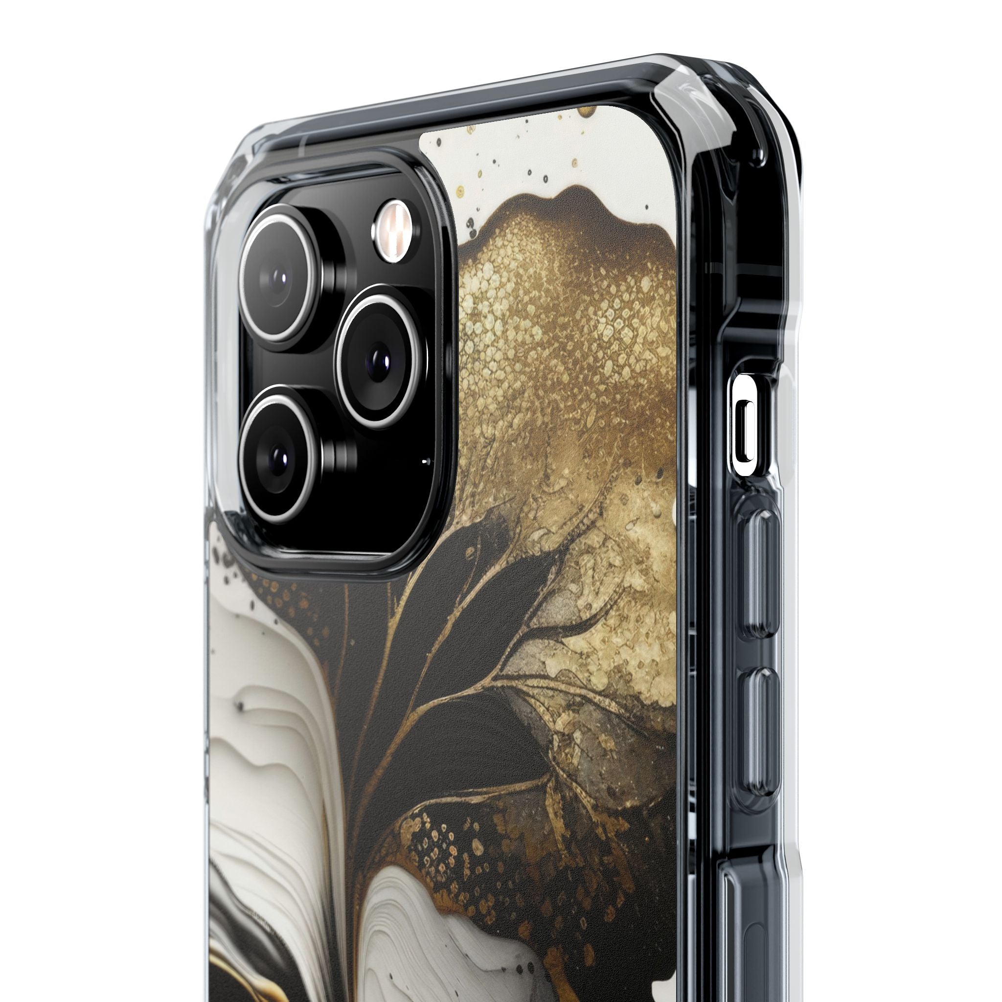 Gold Swirl Elegance iPhone Case - Impact