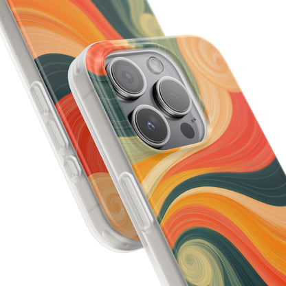 Swirling Ember iPhone 15 Pro Case - Soft