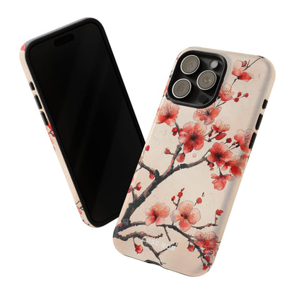 Blossom Shadow iPhone 15 Pro Max Case - Tough