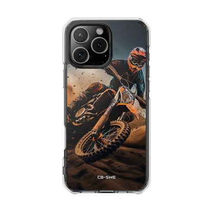 Rider Amidst Desert Fury iPhone Case - Impact