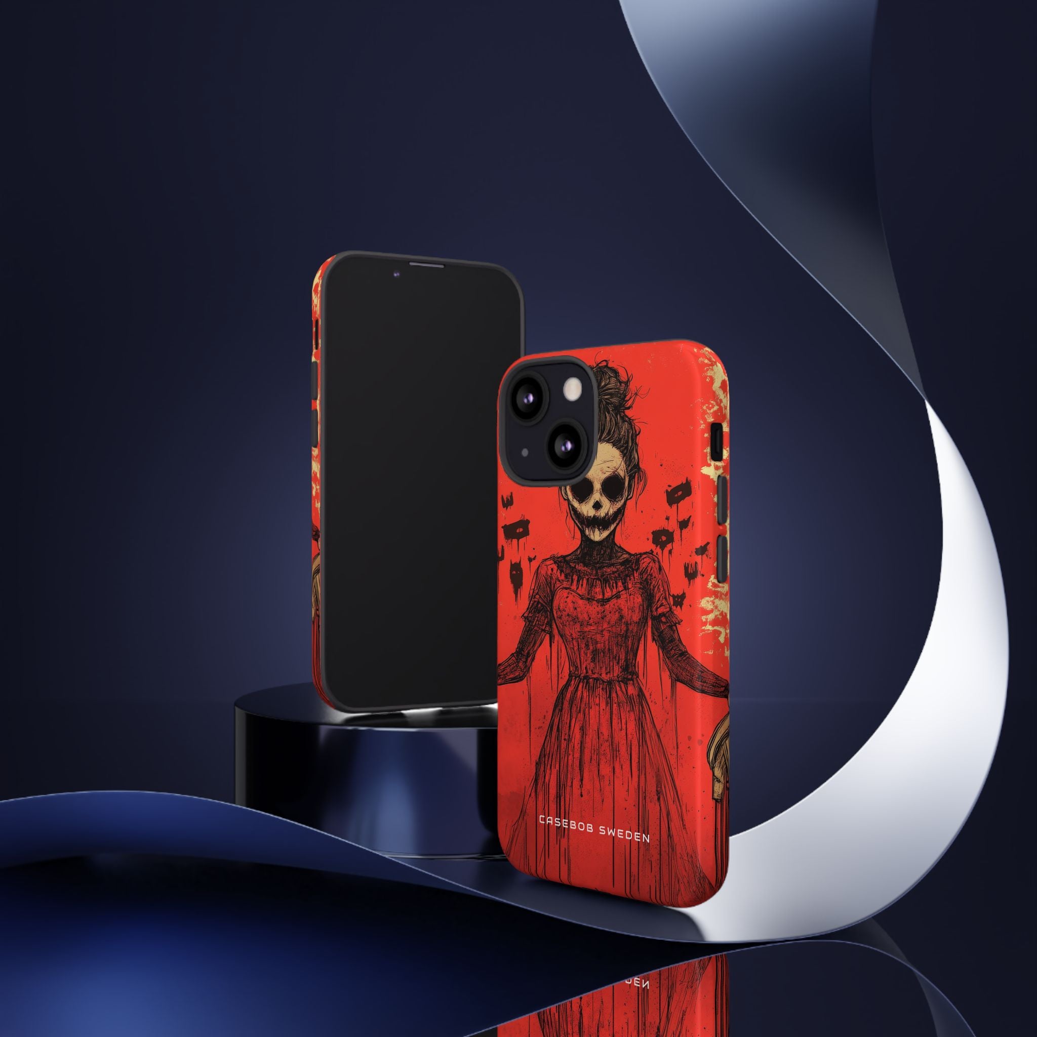 Haunting Scarlet Descent iPhone 13 - Tough Phone Case