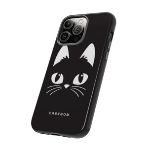 Cartoon Cat Icon - Protective Phone Case