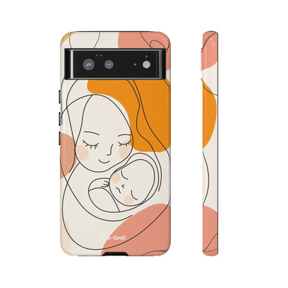 Mother Embraces Child - Google Pixel Case