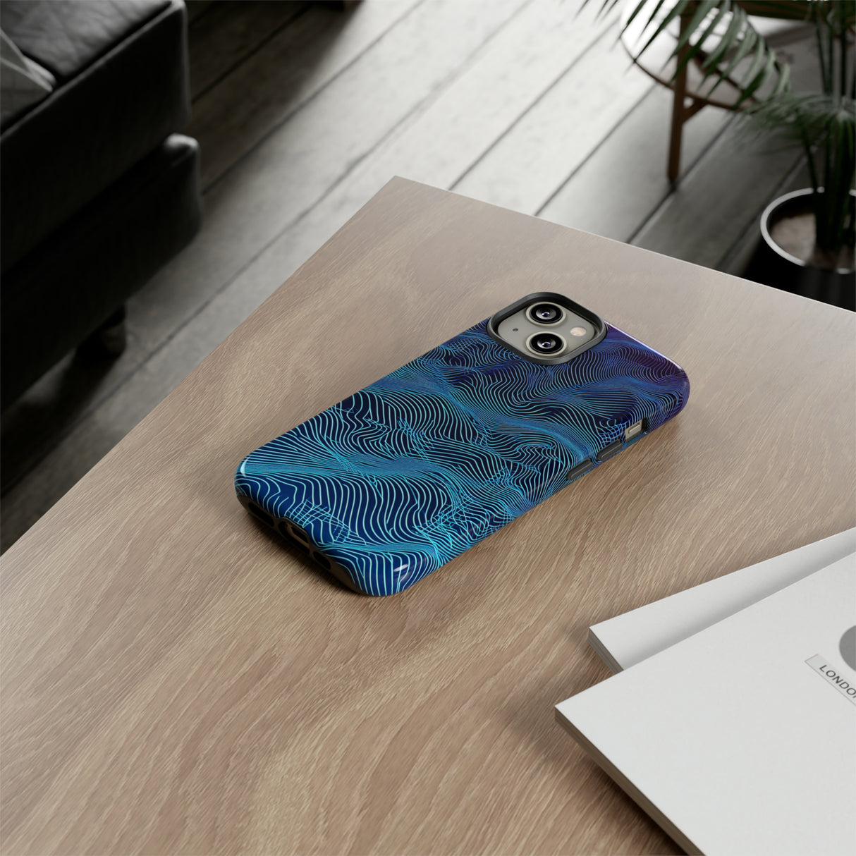 AI Interface: Tech Gradient - Protective Phone Case