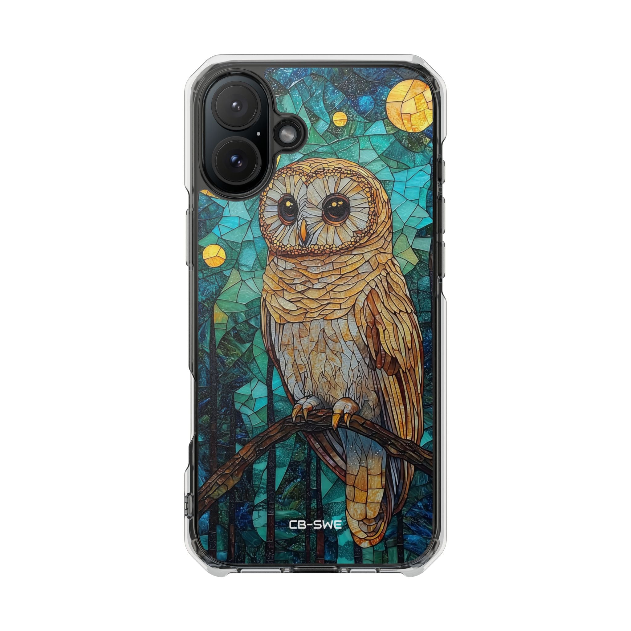 Celestial Owl Gaze iPhone Case - Impact