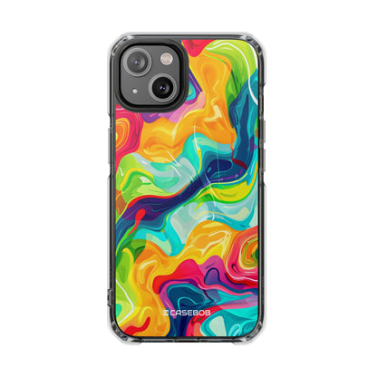 Bold Bright Patterns - Clear Impact Case for iPhone