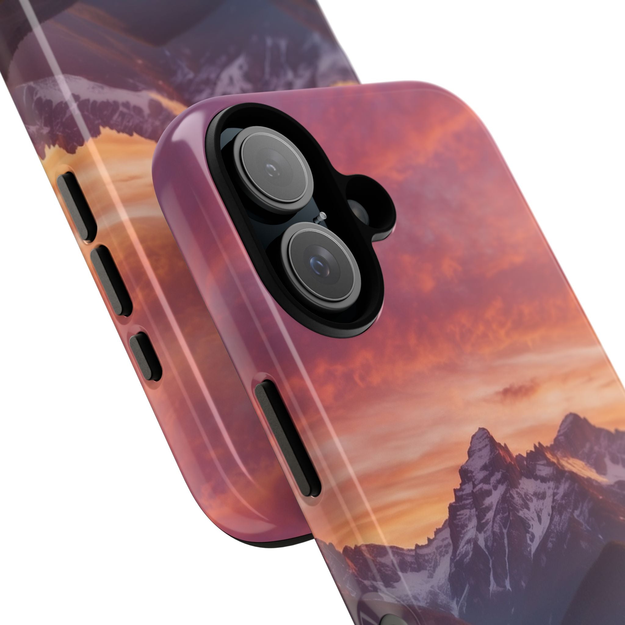 Mountain Peaks Glow - iPhone Case