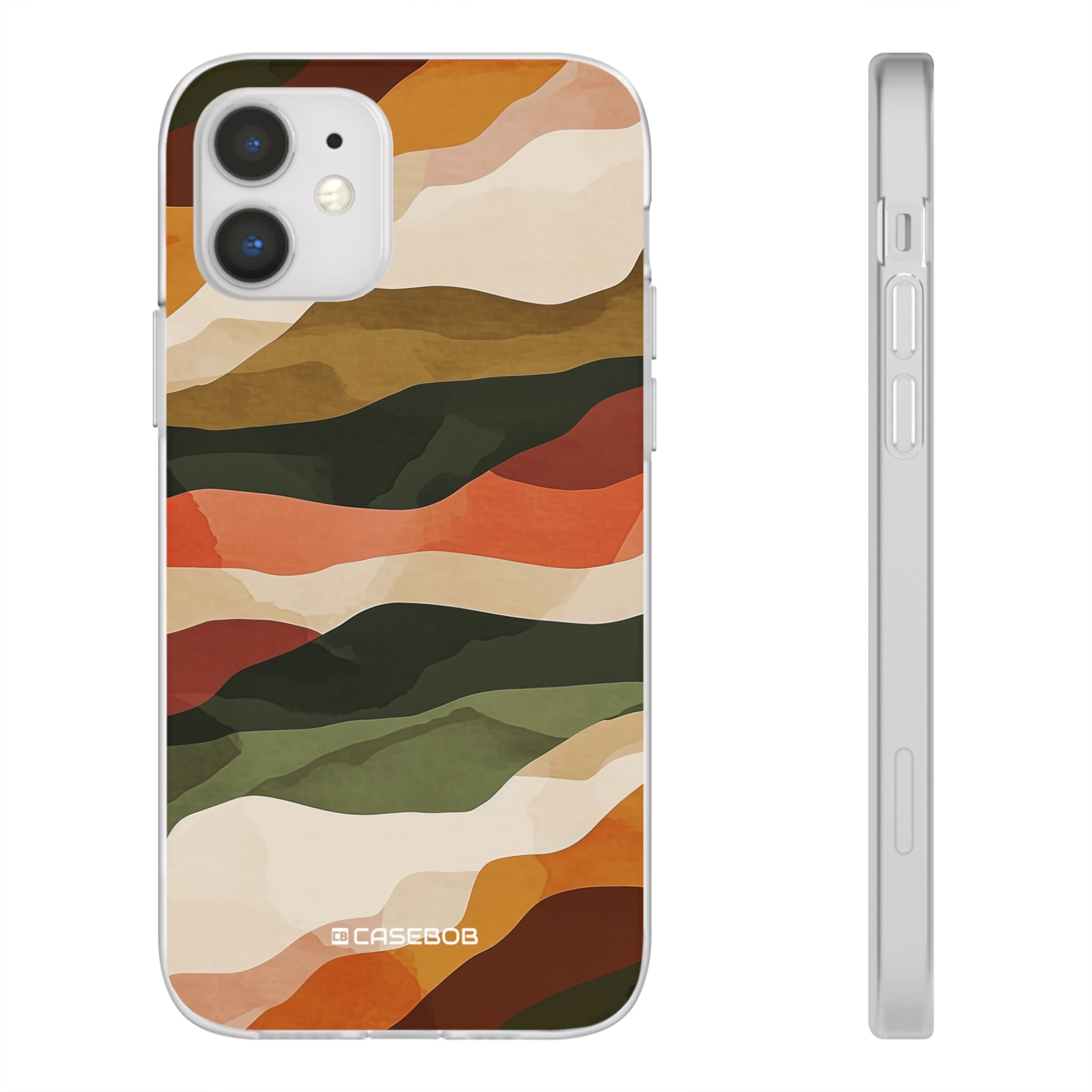 Earth Tone Pattern | Phone Case for iPhone (Flexible Case)