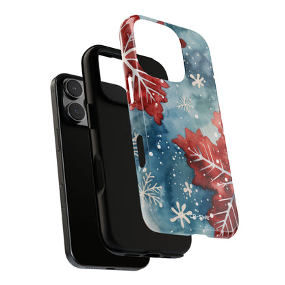 Winter Leaves Dance - iPhone Case