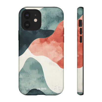 Fluid Shapes Emerge - iPhone Case