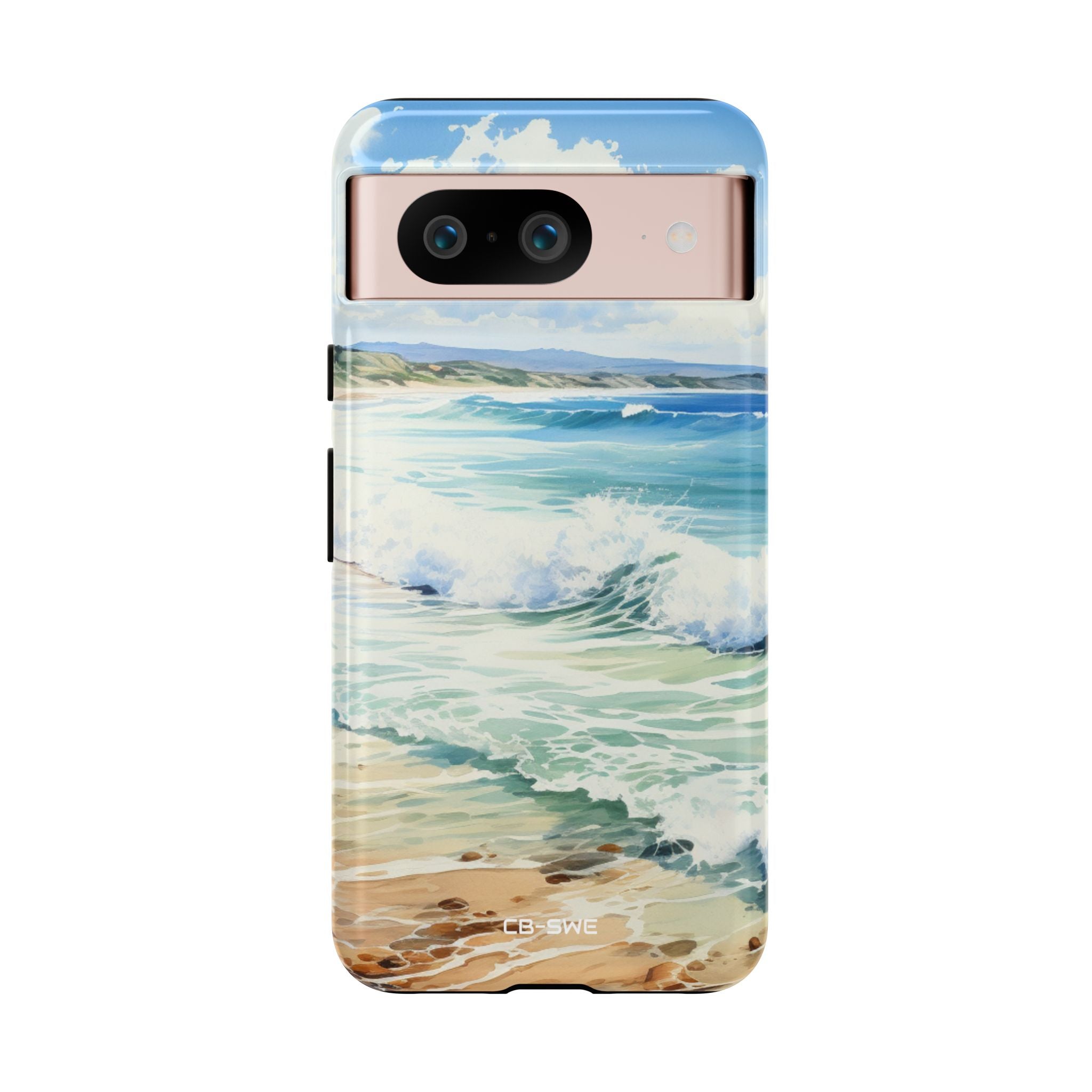 Serene Coastal Watercolors - Google Pixel Case