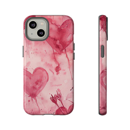 Cupid's Heart Entwined - Protective Phone Case