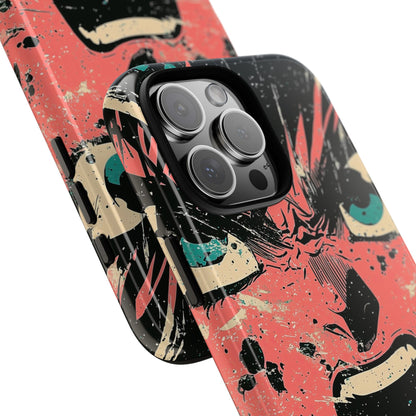 Screaming Face Pink iPhone 16 Pro Max Case - Tough