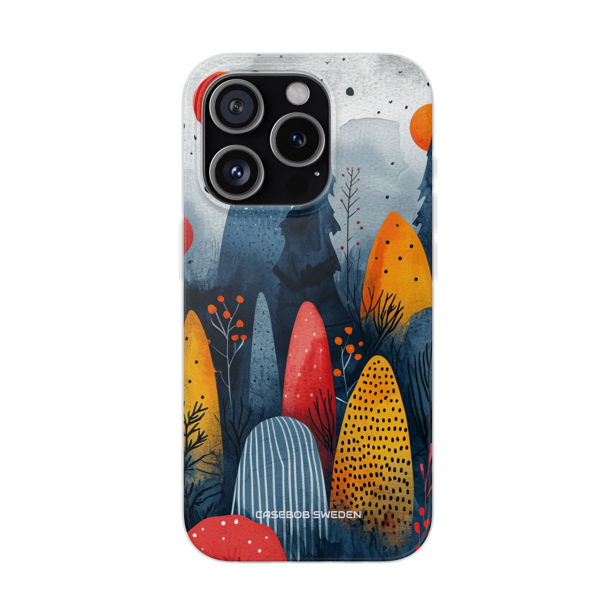 Whimsical Nature - Flexi iPhone 15 Phone Case