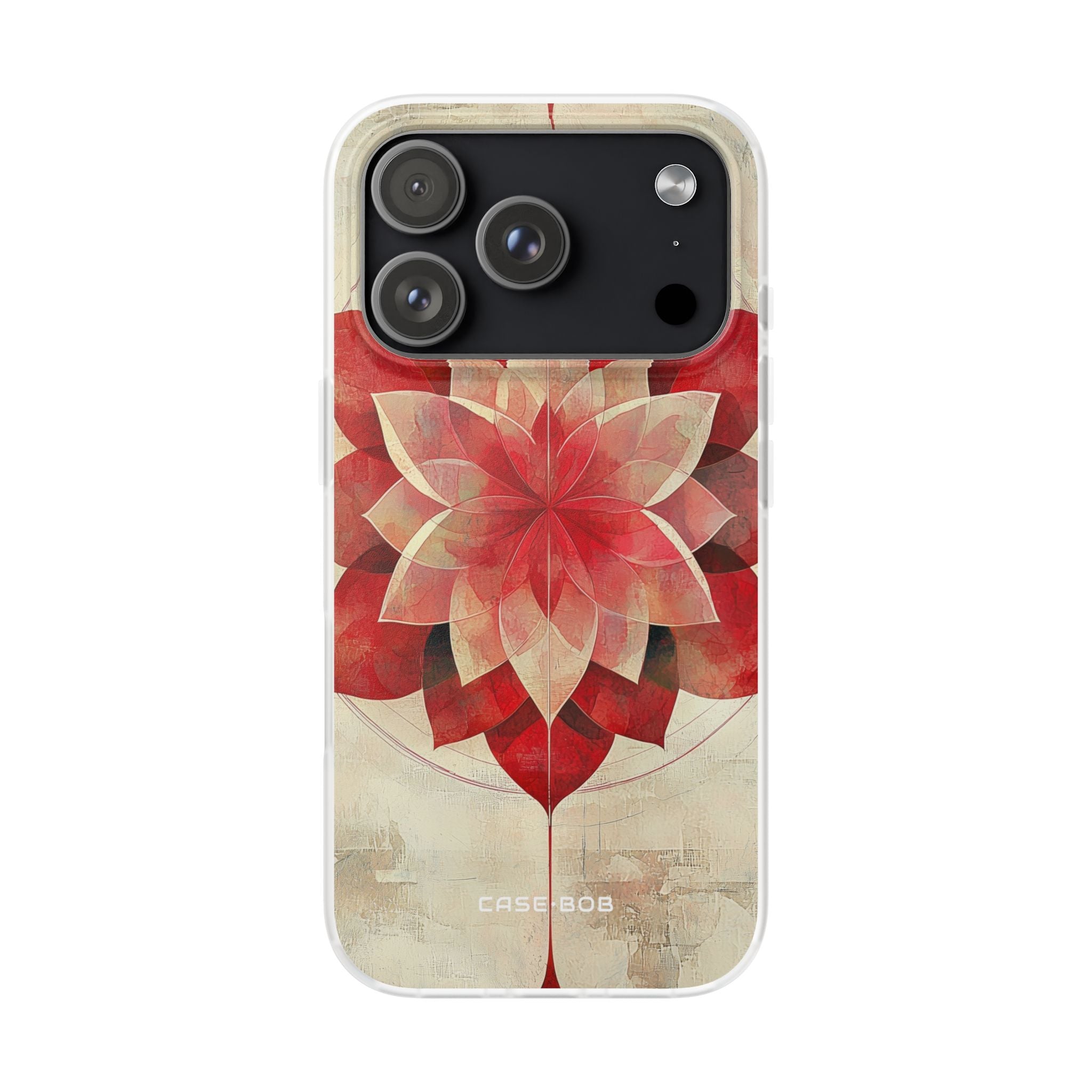 Crimson Bloom iPhone 17 Pro Case - Soft