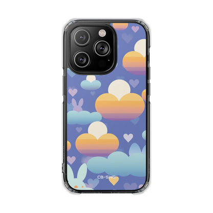 Bunnies Dance Among Clouds iPhone Case - Impact