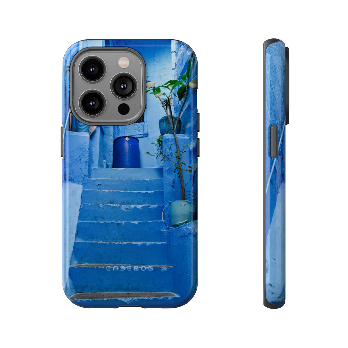 Blue City Morocco - Protective Phone Case