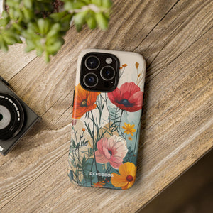 Whimsical Garden Watercolor Blooms - for iPhone 16