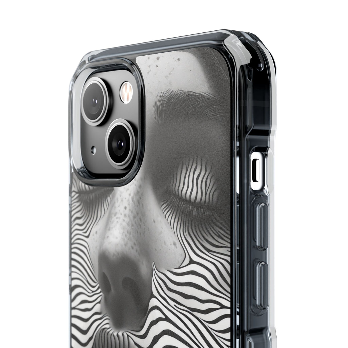 Dreamwave Portrait - Phone Case for iPhone (Clear Impact - Magnetic)