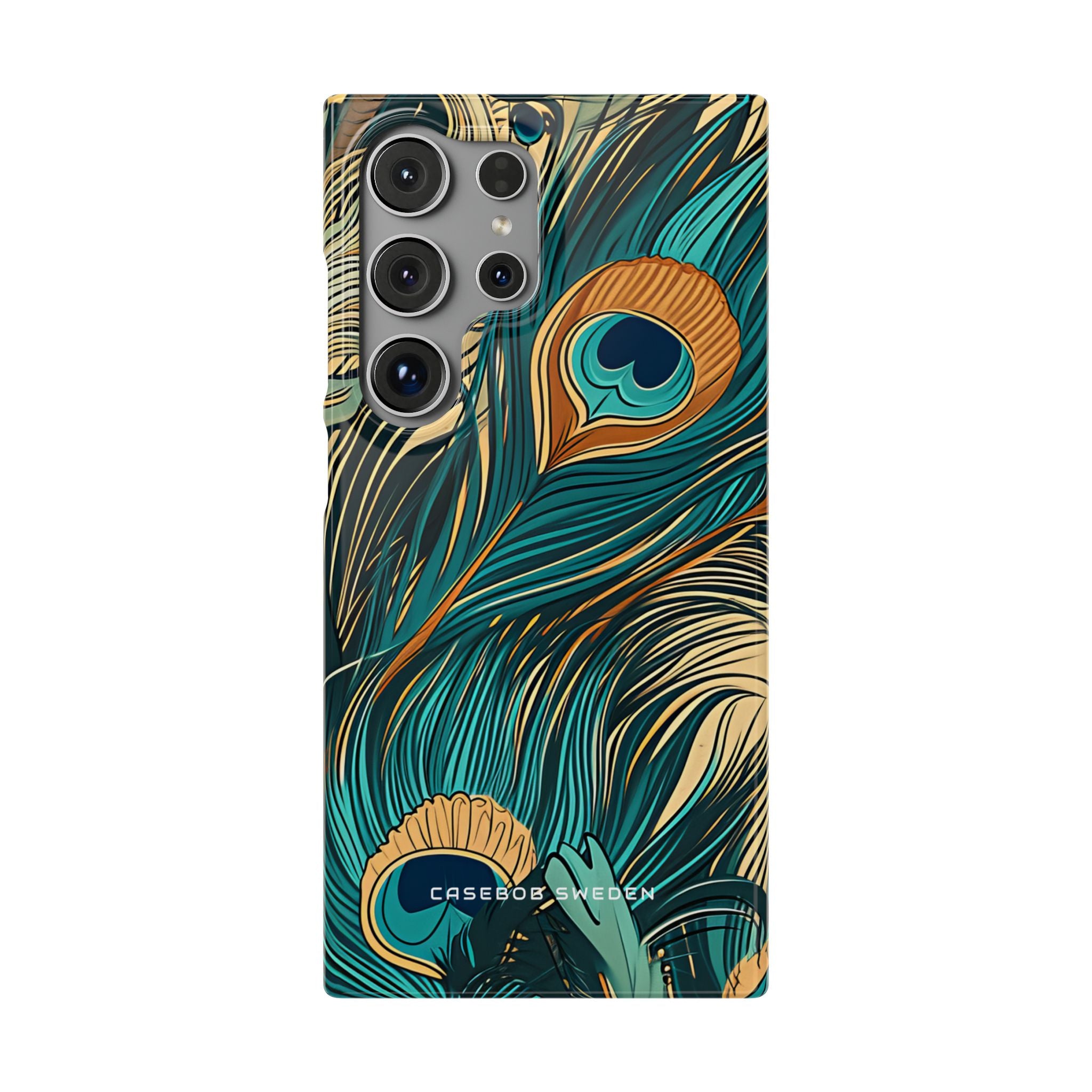 Art Nouveau Peacock Elegance Samsung S24 - Slim Phone Case